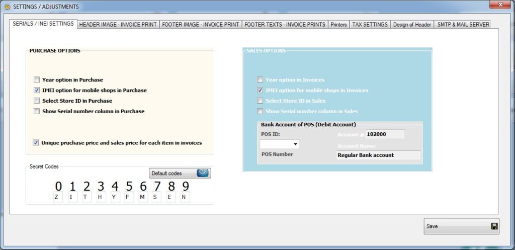 Setting Form in iGreen